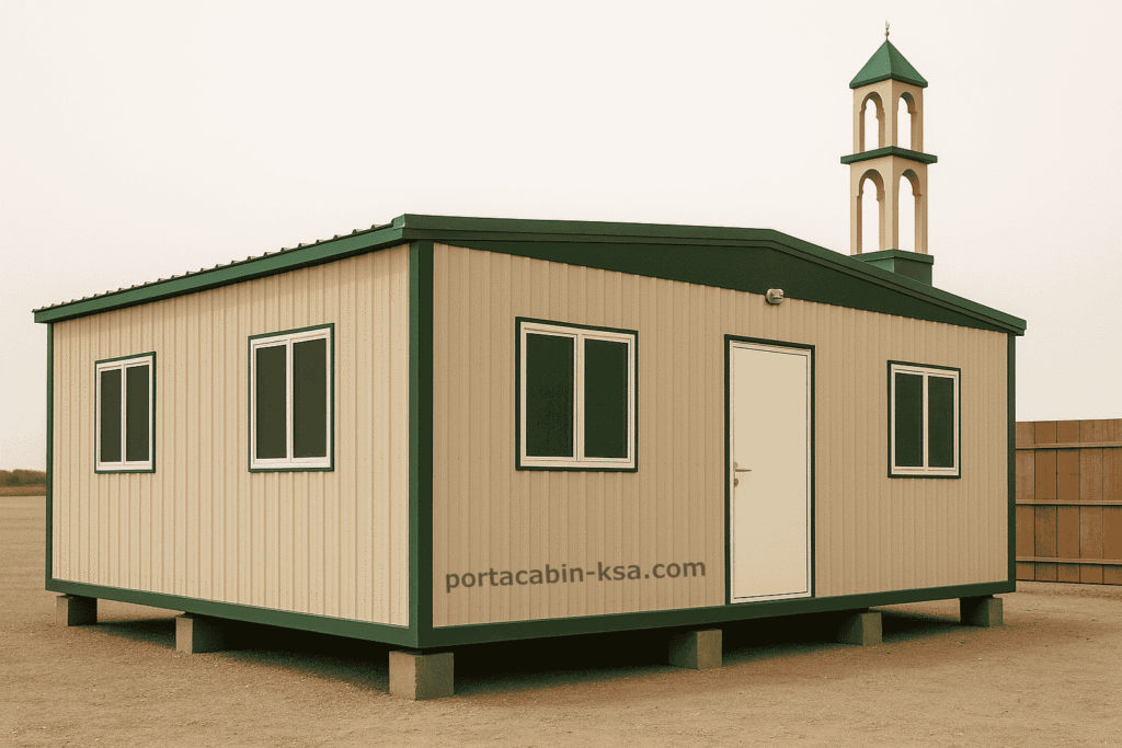 Image of Portable Prayer / Mosque Cabin Size: 6x6m