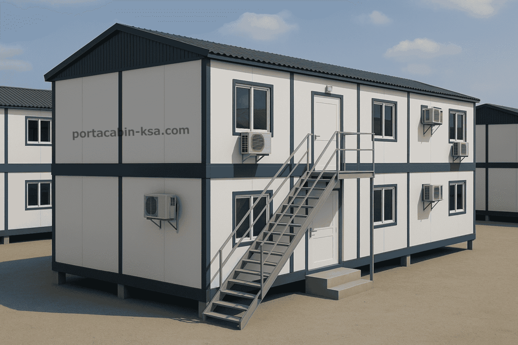 Porta cabin office 12*3.75 meter double decked