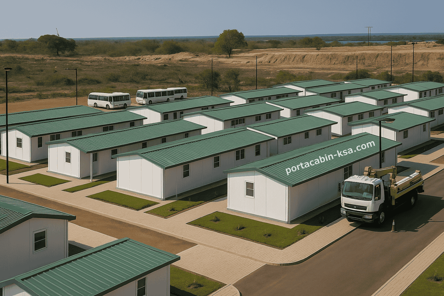 porta cabins construction site Multiple offices
